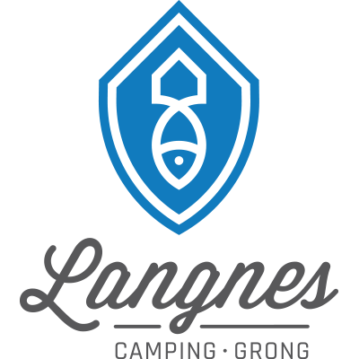 Langnes Camping logo stående